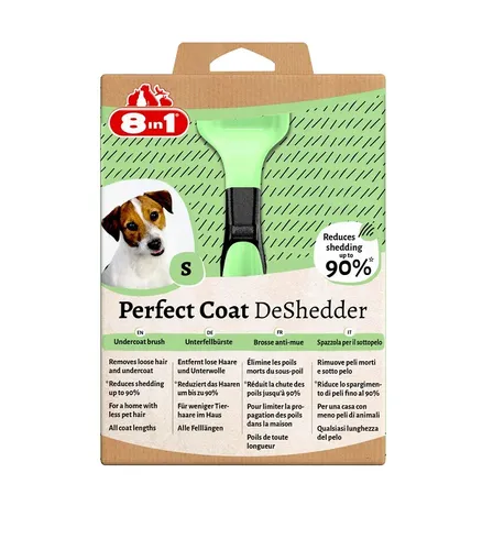 8IN1 Perfect Coat DeShedder Dog S Kamm zum Kämmen der Unterwolle