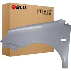 BLU Kotflügel Passend für VW Volkswagen Polo 9N IV 4 LA7W Links Silber ReflexSilber | 2001-2005 | Vorderseite Vorne | Lackiert | Einbaufertig