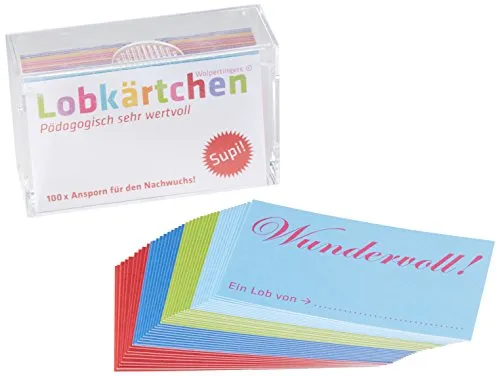 Lobkärtchen: Für Kinder: Pädagogisch sehr wertvoll