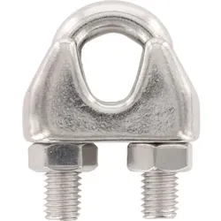 Produktbild Bügelklemme Drahtseilklemme Seilklemme für Drahtseil ø 5 mm DIN741 Edelstahl A4