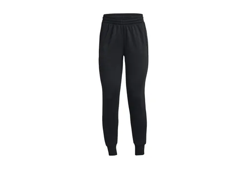 Under Armour Damen Trainingshose Rival Fleece Joggers schwarz XL - Trainingsbekleidung mit Regular Fit, aus 80% Baumwolle für hohen Tragekomfort und ideal für Fitness-Aktivitäten.