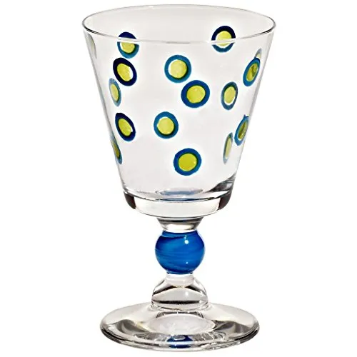 CRISTALICA Weinglas Weinkelch Trinkglas Nadia mit Motiv 220 ml H 13 cm Moderner Zeitloser Style