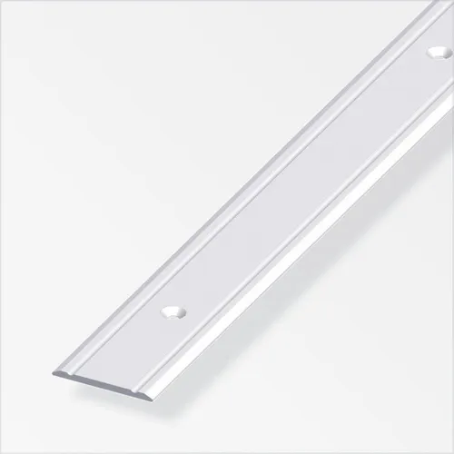 alfer Übergangsprofil 1 m, 30 x 2 mm Aluminium eloxiert silber  Übergangsprofil