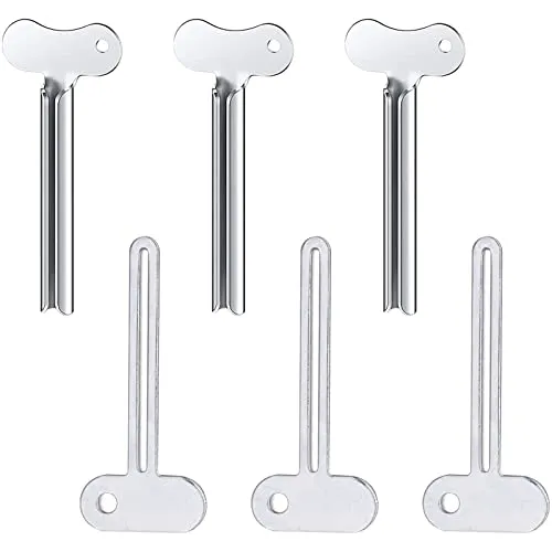 YUTOU Tubenquetscher Edelstahl Metall Zahnpasta Squeezer Tubenausdrücker Rolle Tube Cremes Farbe Squeezer Tubenaufroller Haushaltshelfer für Zahnpasta, Tubencreme, Handcremes, Senf usw. (2 Stile)
