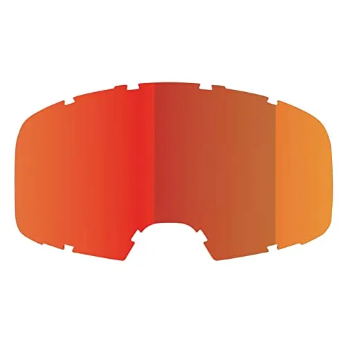 iXS Ersatzglas Injected Low Profile Verspiegelt für IXS Trigger & Hack - Crimson Red - Sportbrillen mit UV-Schutz und Anti-Fog-Beschichtung, ideal für wechselnde Lichtverhältnisse. Perfekt kompatibel mit iXS Trigger, Trigger+ und Hack Goggles.