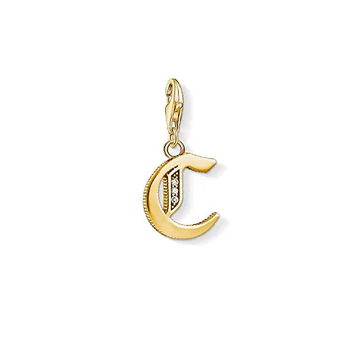 Thomas Sabo Charm-Anhänger C Buchstabe Gold in gold von THOMAS SABO
