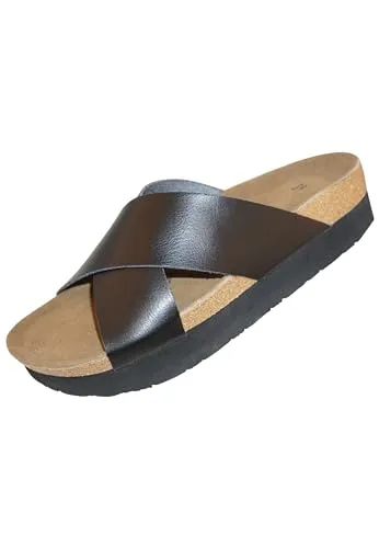 Biosoft Sandalen Damen Sommer Dye Black 40 - Elegante Damen Sandalen mit bequemem Fußbett für optimalen Tragekomfort. Ideal für warme Sommertage und vielseitig kombinierbar.