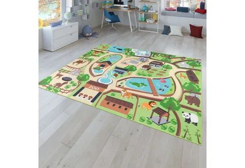 TT Home Teppich, Rechteckig, Höhe: 4 mm, Kinderzimmerteppich Teppich Junge Mädchen Kinderteppich Baby Rutschfes