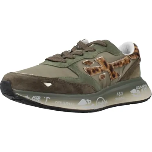 PREMIATA Lauryn 7790 Grün 37 EU - Stilvolle Damen Sneakers - Elegante Damen Sneakers in Grün, ideal für den Alltag. Hoher Tragekomfort und modisches Design machen sie zum perfekten Begleiter für jede Gelegenheit.
