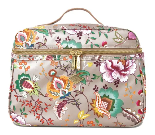 Oilily Kosmetiktasche Coco, Nomad - Reisetaschen mit stilvollem Ranken-Design und praktischem Tragegriff, ideal für unterwegs und auf Reisen.