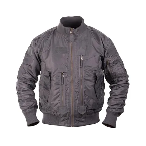 US Tactical Fliegerjacke urban grey 3XL - Funktionsjacke mit modernem Design, ideal für Outdoor-Aktivitäten und robuste Einsätze.