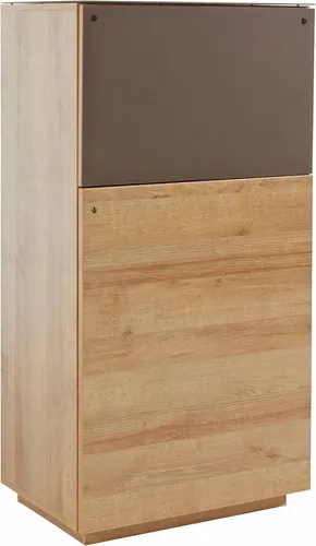 Kommode MÄUSBACHER, braun (eichefarben riviera, braunglas) von Mäusbacher