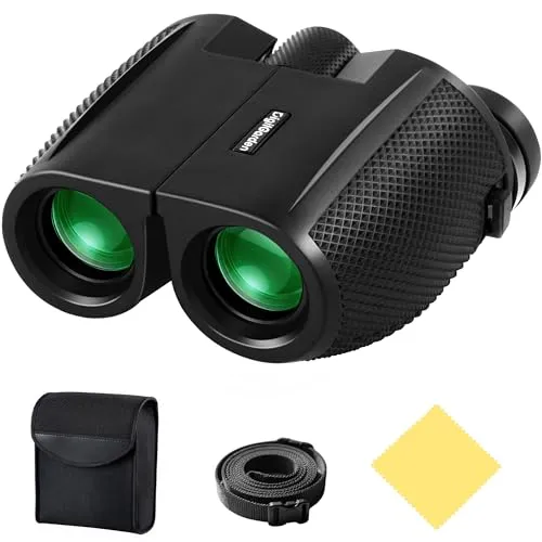 Digitgarden 12x25 Fernglas für Erwachsene und Kinder – Kompakt & Leicht, Faltbares Mini-Fernglas mit BAK4 Prisma und FMC Linsen, Ideal für Vogelbeobachtung, Konzerte, Reisen, Wandern, Outdoor, Sport