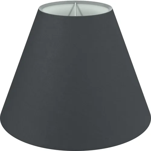 Premium Lampenschirm Stehlampe Hängelampe Schwarz Baumwolle E14/E27 M=UØ 25cm
