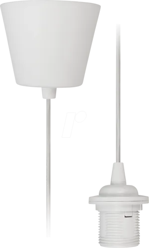 MCS-1452332 - Lampenpendel E27, weiß, 1,2 m Textilkabel