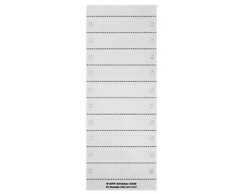 LEITZ Stehsammler Blanko-Schildchen 92x21mm weiß VE=50 Stück