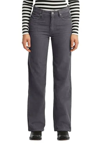 QS Chinos Hose Cordhose mit weitem Bein grau 44/32