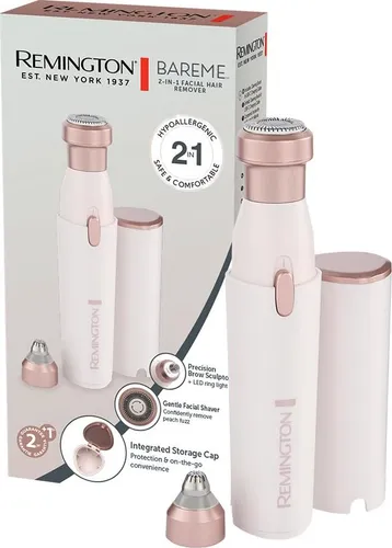 Remington BareMe 2-in-1 Gesichtshaarentferner von REMINGTON