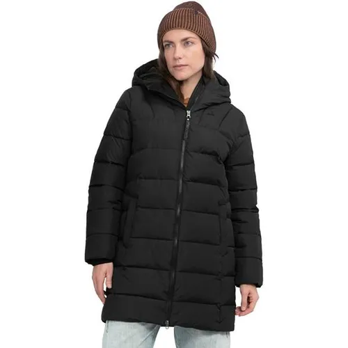 Schöffel Ins Parka Style Boslix Women black (9990) 46 - Funktionsjacke für Damen, wind- und wasserabweisend aus recyceltem Material, ideal für kalte urbane Outdoor-Aktivitäten mit synthetischer Daune für optimalen Wärmeschutz.