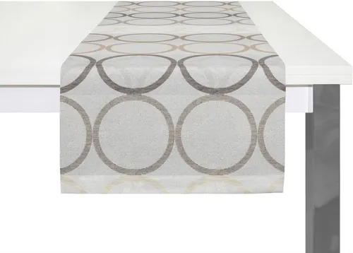 Wirth Tischläufer ZIRBELLO in braun von Wirth