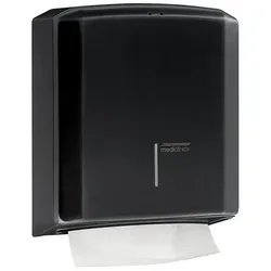 Mediclinics Handtuchspender DT2106 schwarz aus Edelstahl