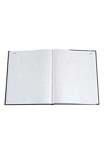 Exacompta 412E Geschäftsbuch DIN A4 kariert 110 g/qm - Geschäftsbuch in DIN A4, 200 Blatt kariert mit 110 g/qm für höchste Schreibqualität und langlebige Notizen.