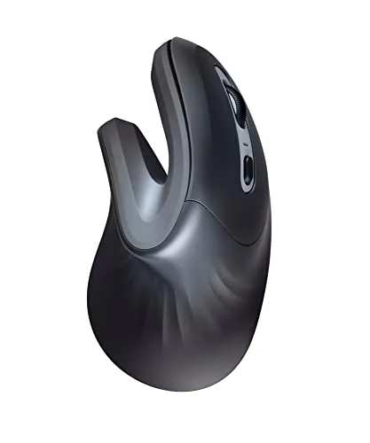 Verro Ergonomic Wireless Mouse - Vertikale ergonomische Maus für Rechtshänder, kabellos mit 6 Tasten und 2.4 GHz Technologie