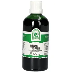 Wermuttropfen 100 ml - Aromatische Bitterstoffe für Wohlbefinden - Schnupfen & Nebenhöhlen - Wermut Tropfen mit 66 % Vol. Alkohol, ideal zur Unterstützung des Wohlbefindens vor oder nach den Mahlzeiten.