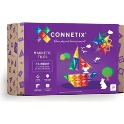 Connetix Regenbogen (CON-EU-62) - Bunte Bauklötze für kreative Experimente - Experimentieren mit dem Connetix Regenbogen (CON-EU-62), einem innovativen Baukasten, der die Fantasie anregt und die motorischen Fähigkeiten fördert.