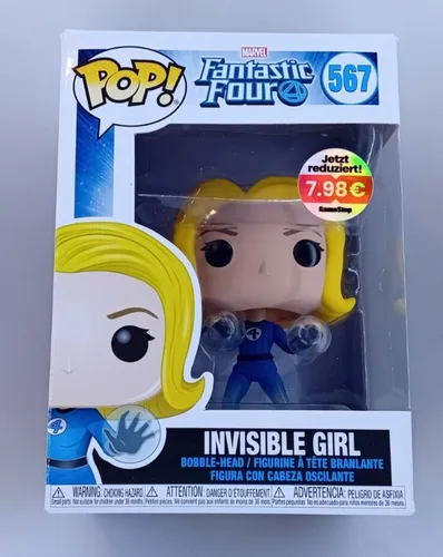 Funko Pop! Figur - Invisible Girl - 567 - Marvel Fantastic Four - NEU & OVP -