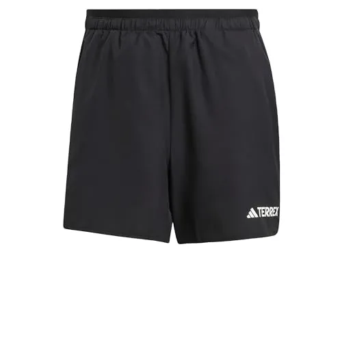 adidas Terrex Laufshorts - Multi Light Shorts Gr XL - Leichte und flexible Laufshorts von adidas Terrex in Schwarz/Grau, ideal für Roadrunning. Hoher Tragekomfort durch Stretchmaterial und atmungsaktives Design.
