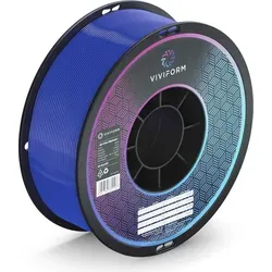 Viviform PLA+ Filament für 3D Drucker, 1kg Rolle, Durchmesser 1,75mm +/- 0,03mm, Blau