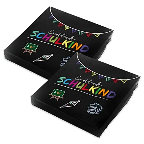 Papierservietten Schwarz von itenga