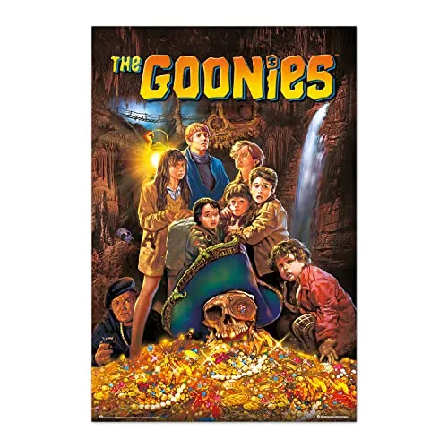 Grupo Erik Offizielles The Goonies Treasure Poster – 91 x 61,5 cm – Versand gerollt – Coole Poster – Kunstposter – Poster & Drucke – Wandposter
