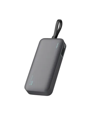 CUKTECH LPB200N 40W Powerbank mit integriertem Kabel - Grau - 20000 mAh - Die Cuktech LPB200N Powerbank mit 20000 mAh und bis zu 40W Ladeleistung ist ideal für unterwegs. Integriertes USB-C-Kabel und drei Ausgänge ermöglichen flexibles Laden für Smartphones und Tablets.