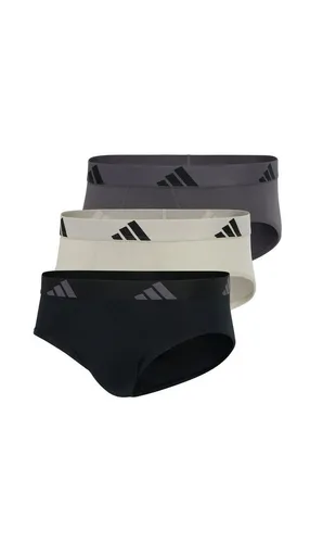 adidas Sportswear Slip Active Flex Cotton (3er Pack) - Klassische Slips aus weicher, dehnbarer Baumwolle mit Vier-Wege-Stretch für ganztägigen Komfort und Unterstützung.