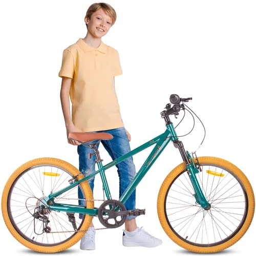 Zoll 7 Gang Kinder Jungen Fahrrad Mountainbike Kinderfahrrad MTB Bike 24 24