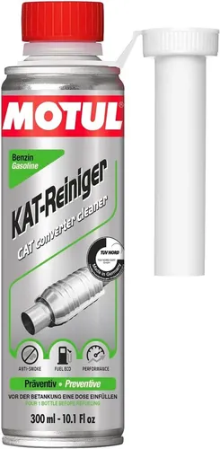 MOTUL 300 ml Katalysator-Reiniger KAT Benzin Fahrzeugkatalysator Systemreiniger | 110678 | Regelmäßige Anwendung gewährleistet den Schutz des Katalysators