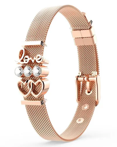 THIORA Charm-Armband Set in rosegold von THIORA