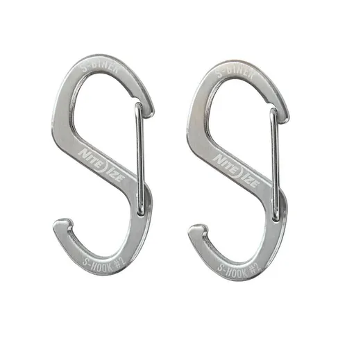 Nite Ize - Karabiner S-Biner Hook 'N Hold S-Hook Small - 2 Stk. - Stahl - S