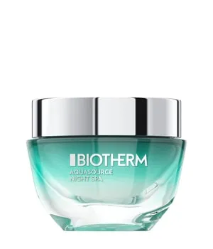 BIOTHERM Aquasource Night Spa Nachtcreme 50 ml - Gesichtscreme mit Biotech Plankton™ für eine intensive Feuchtigkeitspflege über Nacht. Reduziert Spannungsgefühle und sorgt für einen frischen Teint am Morgen.