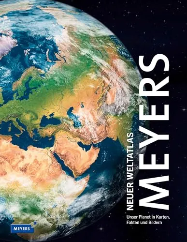 Meyers Neuer Weltatlas - Premium-Atlas mit über 150 hochwertigen Karten, thematischen Inhalten und eindrucksvollen Satellitenbildern – das ideale Nachschlagewerk für Entdecker und Wissensdurstige.