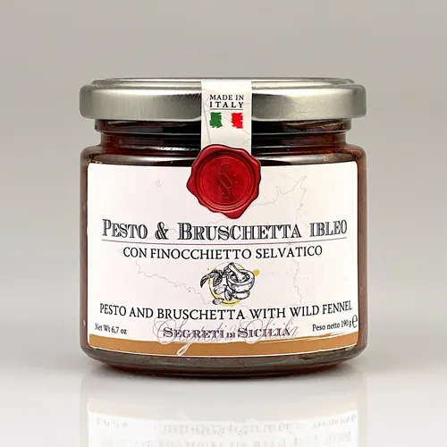 Pesto & Bruschetta Ibleo mit wildem Fenchel 190 g - Cutrera