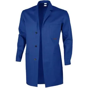 Qualitex Arbeitskittel Classic BW 270 Unisex, blau, Größe 60