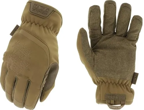 Mechanix Wear Tactical ColdWork™ FastFit® Handschuhe (Medium, Coyote) - Arbeitshandschuhe mit 360° wasserabweisender Behandlung, ideal für kalte Bedingungen. Komfortable Fleece-Isolierung und touchscreen-fähiges Kunstleder bieten optimale Fingerfertigkeit.