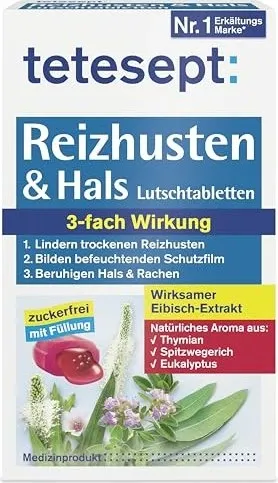 Tetesept Reizhusten & Hals Lutschtabletten 20 ST von Merz Consumer Care