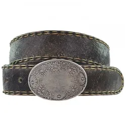 Sendra Boots Herren Leder Gürtel Braun 90 cm von Sendra