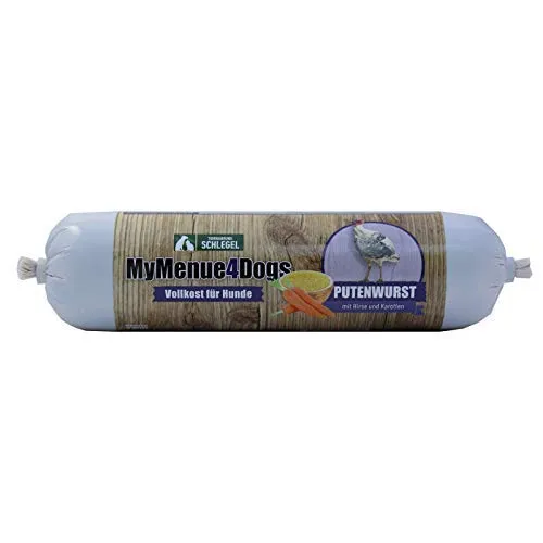 MyMenue4Dogs Hundefutter Putenwurst - 400 g