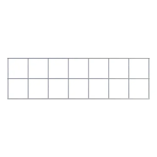 Gabionen Gitter 10 x 10 cm Maschenweite (70 x 20 cm)