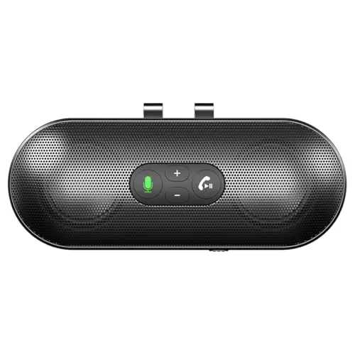 eppfun Freisprecheinrichtung für Auto Bluetooth 5.4, integriertes Mikrofon, Auto Lautsprecher mit iOS Siri & Assistant